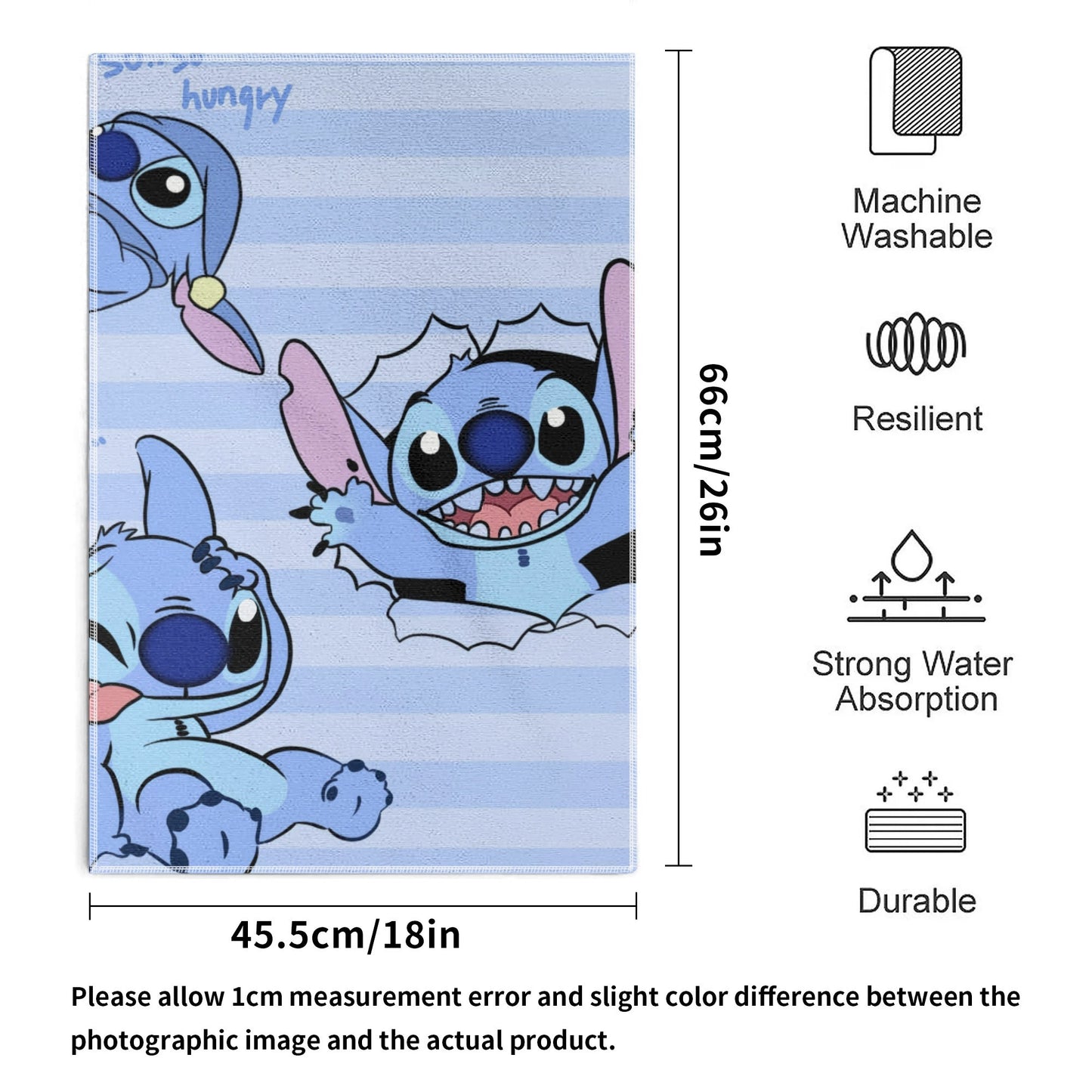 Serviette de toilette Stitch