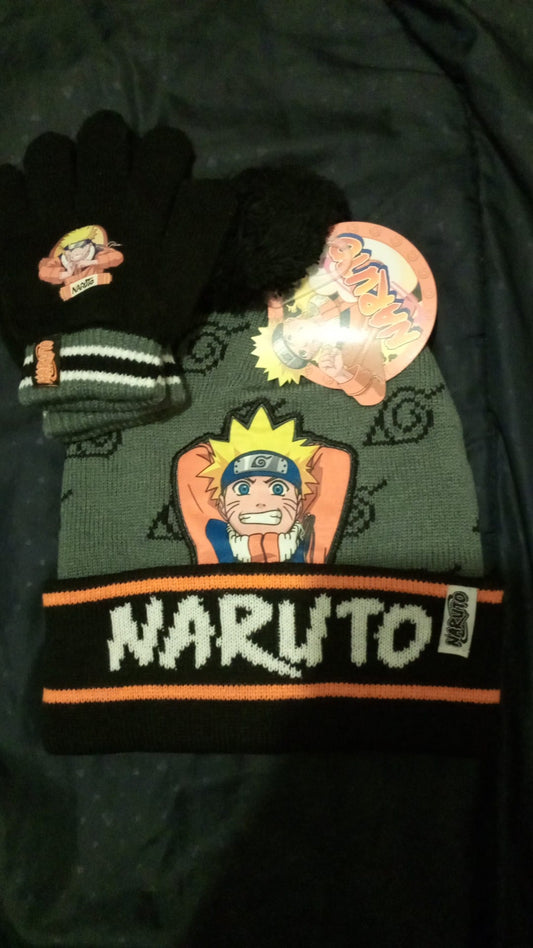 bonnet et gants naruto